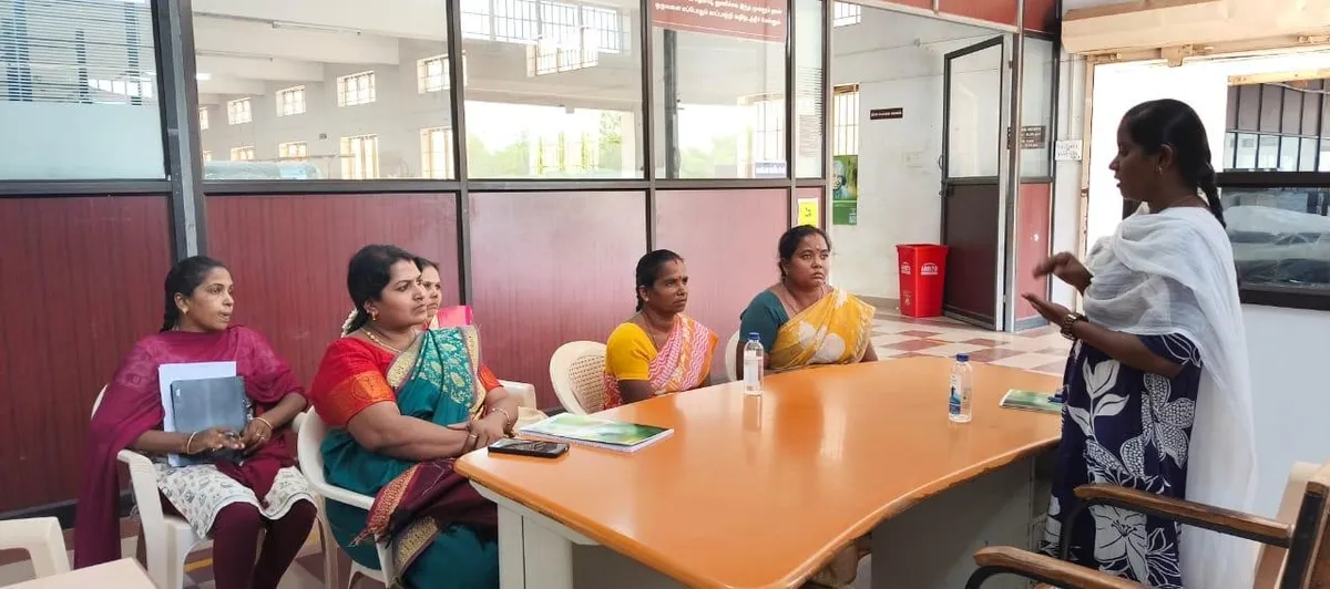 Factory floor POSH Act 2013 sensitization workshop at NL Clothing Pvt Ltd, Arul Puram, Tiruppur